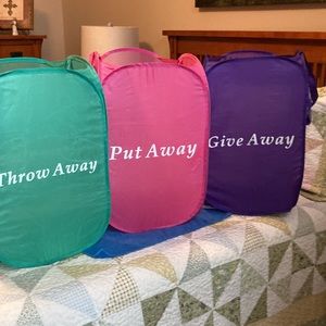 Cleaning time organizer totes. FlyLady system